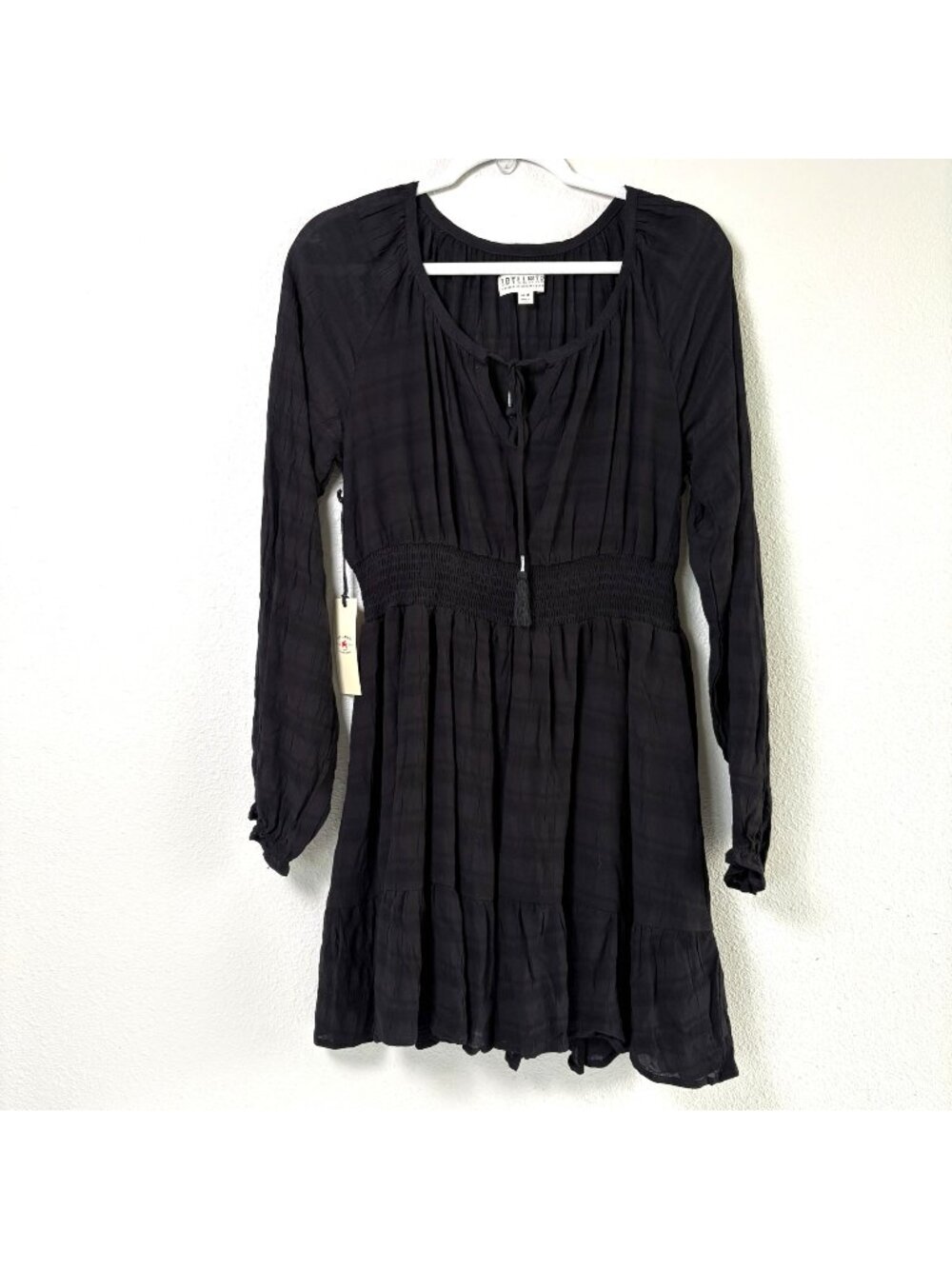 Idyllwind Smocked Dress Size M Black Pockets Cowgirl Western Miranda Lambert NWT